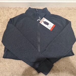 “New” Mondetta Charcoal Zip-Up Sweater sizeM